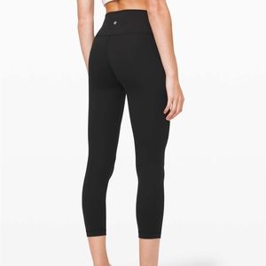 Lululemon black wunder under luxtreme crop Xs 2